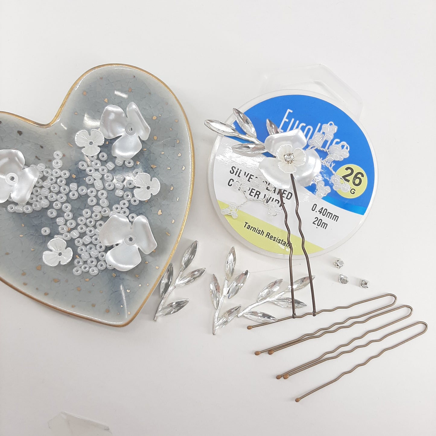 FLOWER HAIR PIN KIT