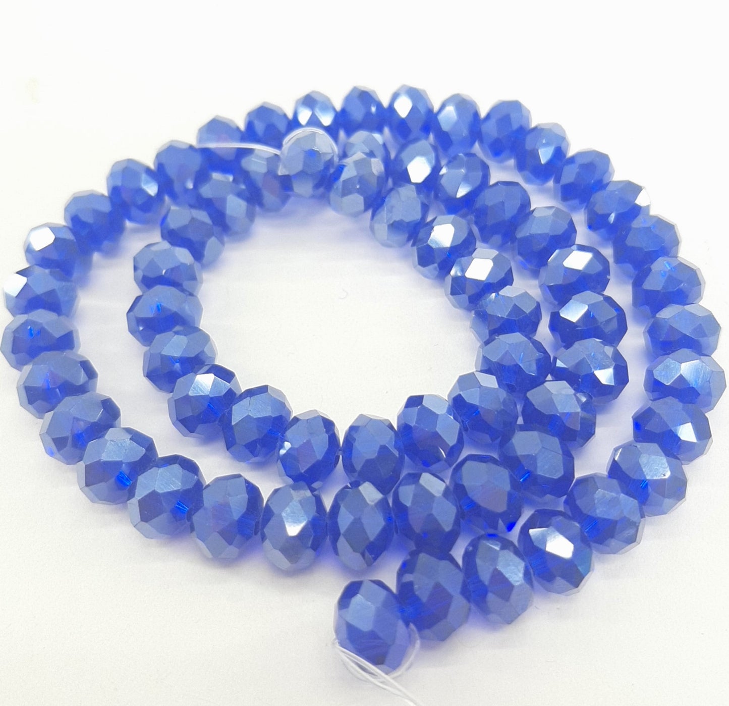 GLASS RONDELLE'S 8X6MM