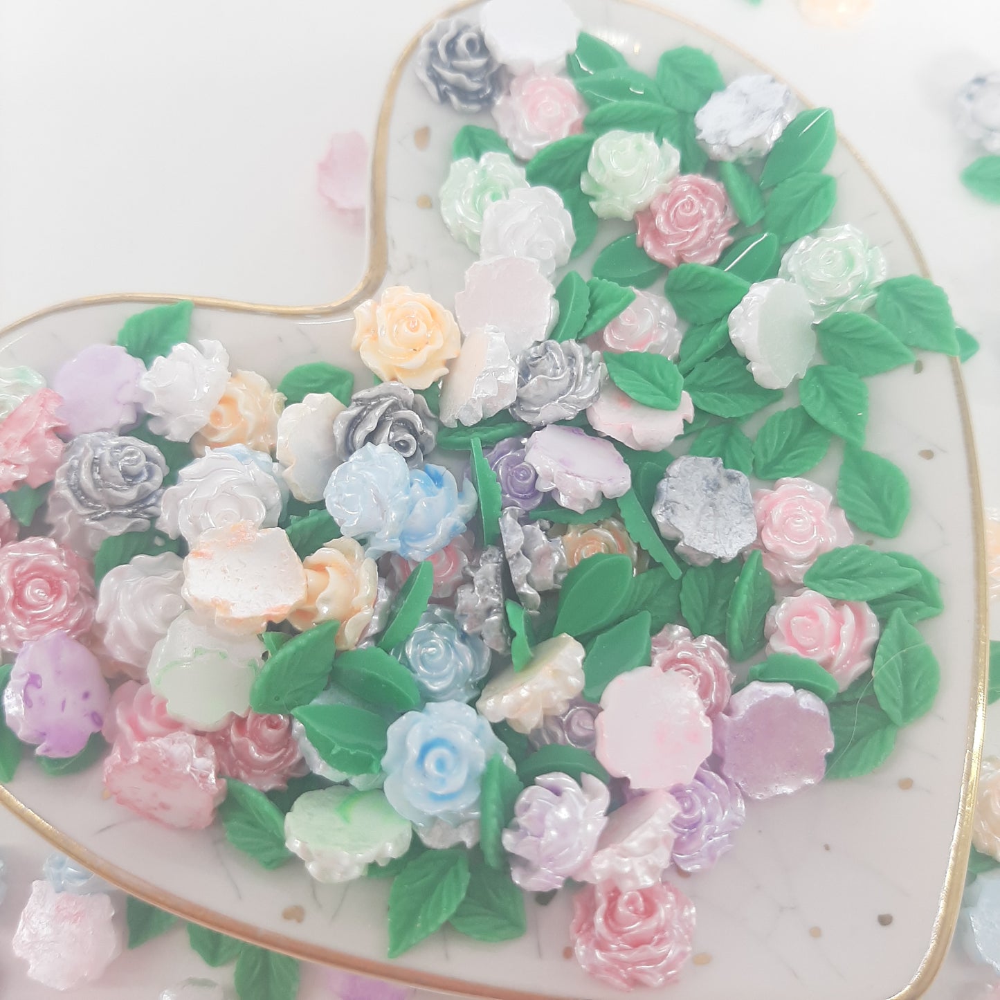 FLOWER & LEAF FLATBACKS