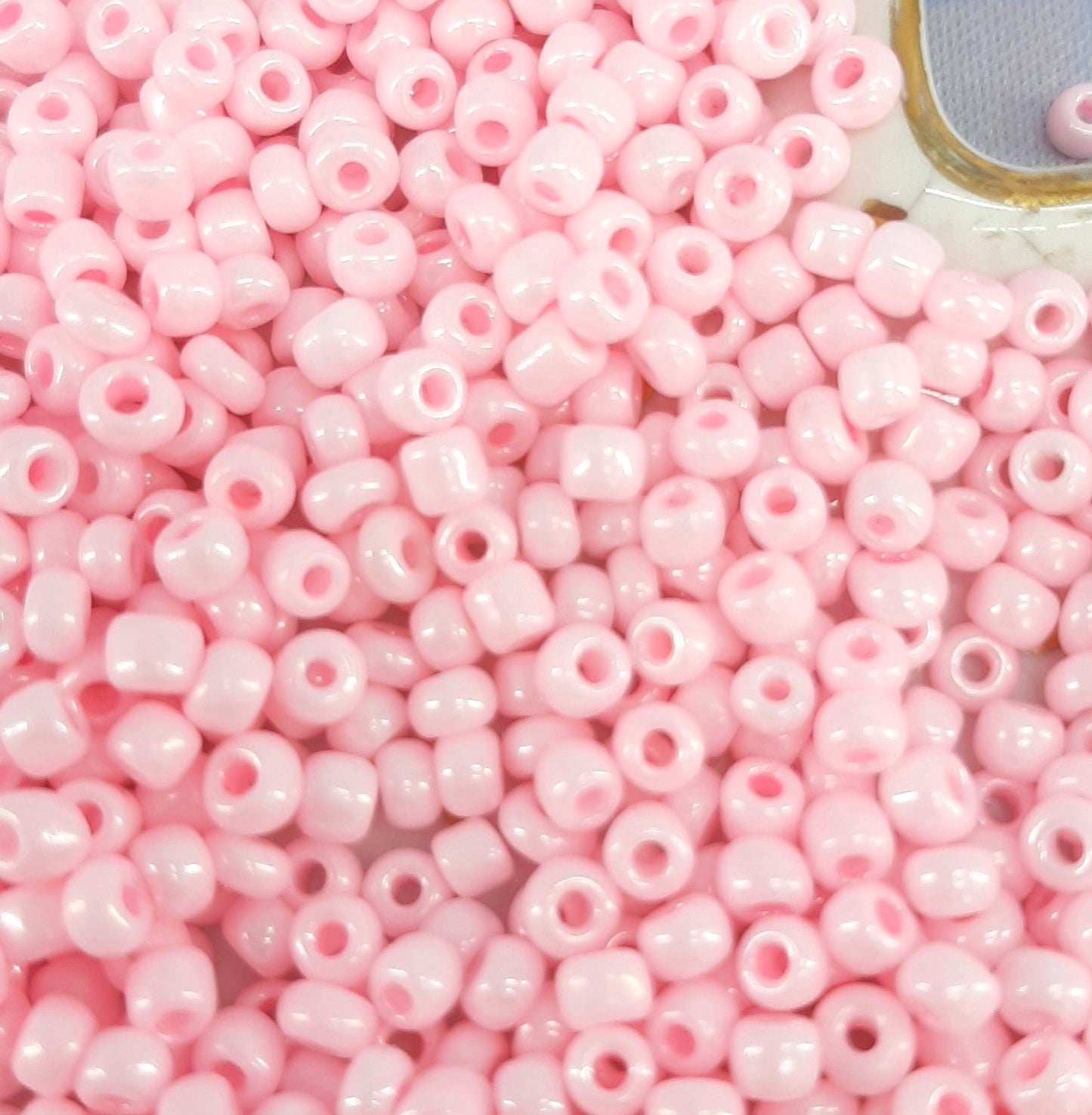 PINK SEED BEADS