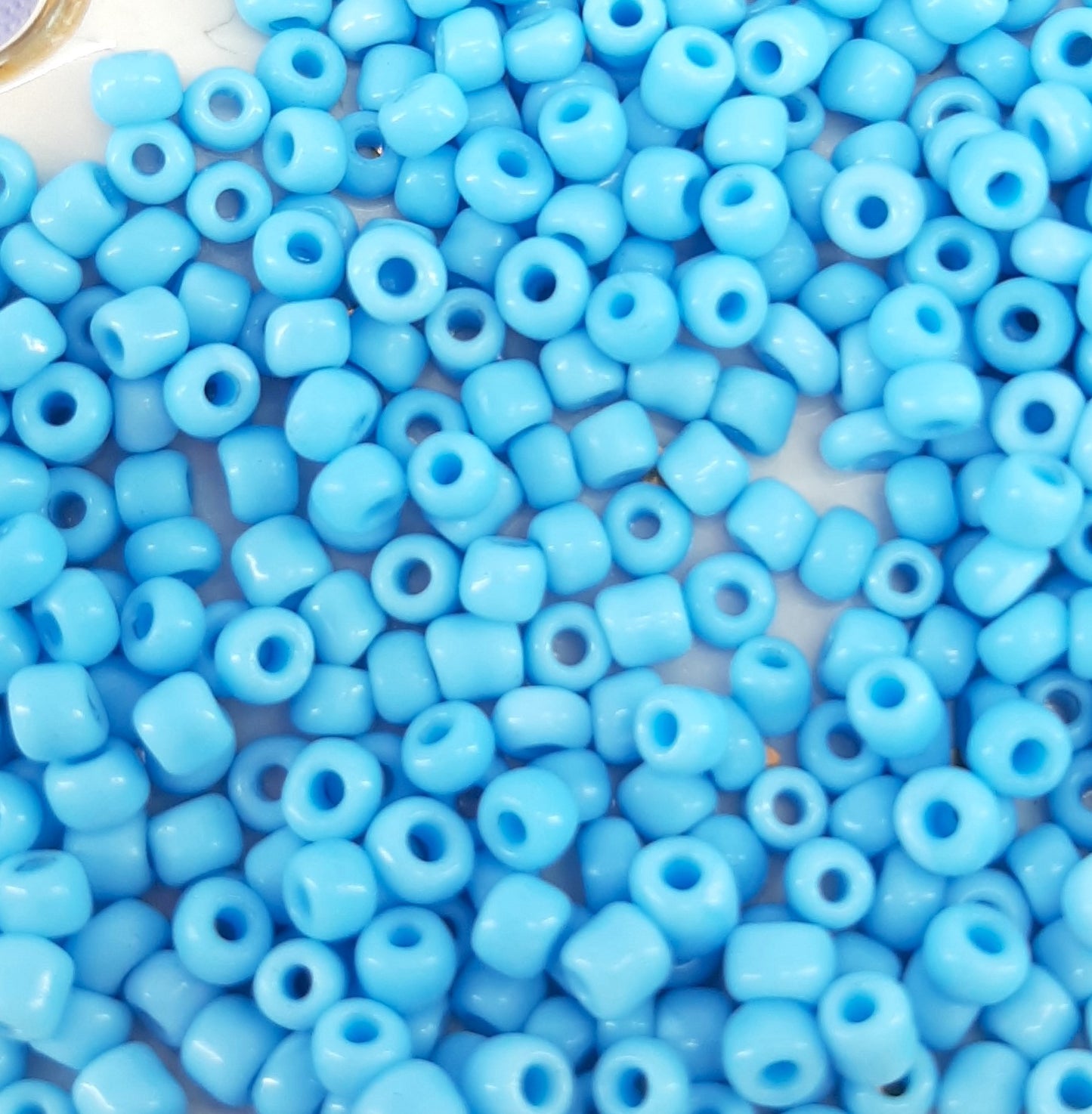 BLUE SEED BEADS