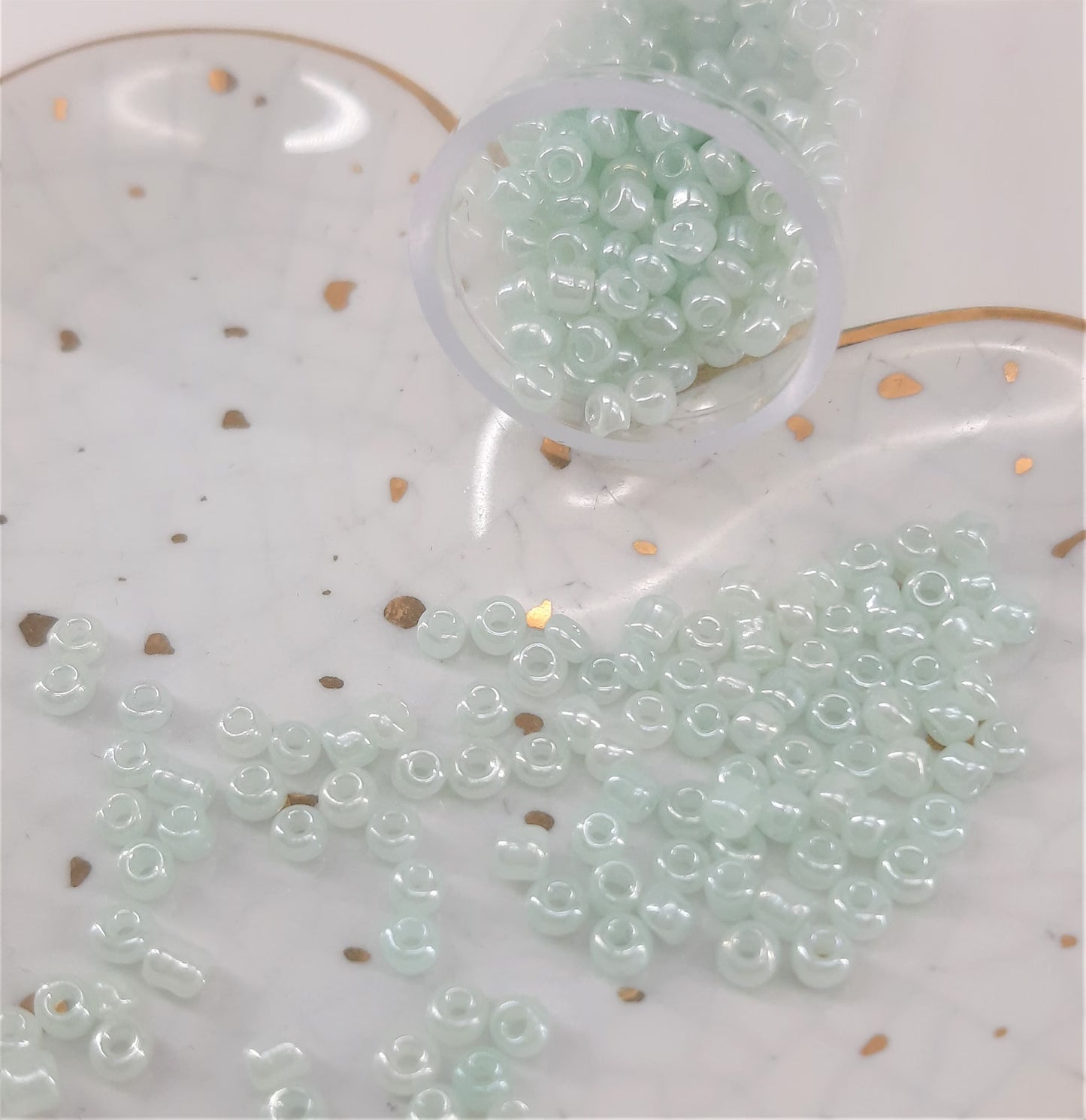 TUBE OF GLASS SEED BEADS