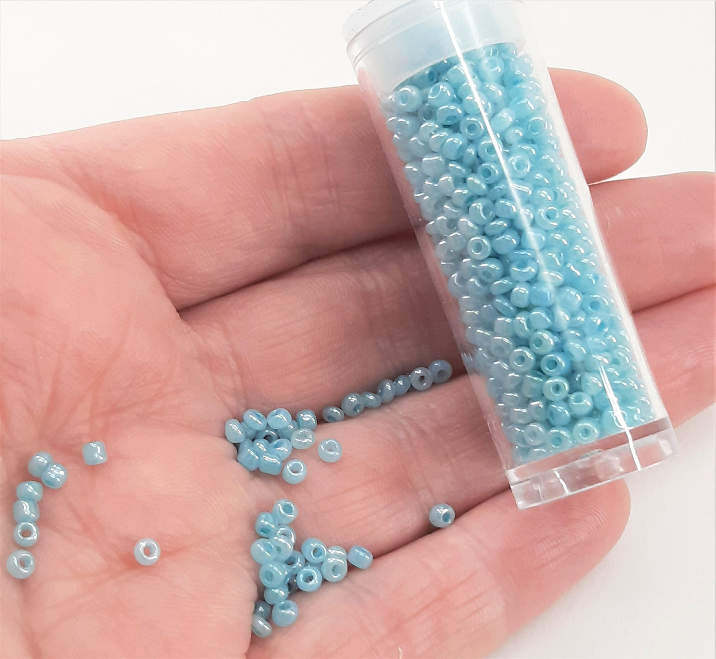 TUBE OF GLASS SEED BEADS