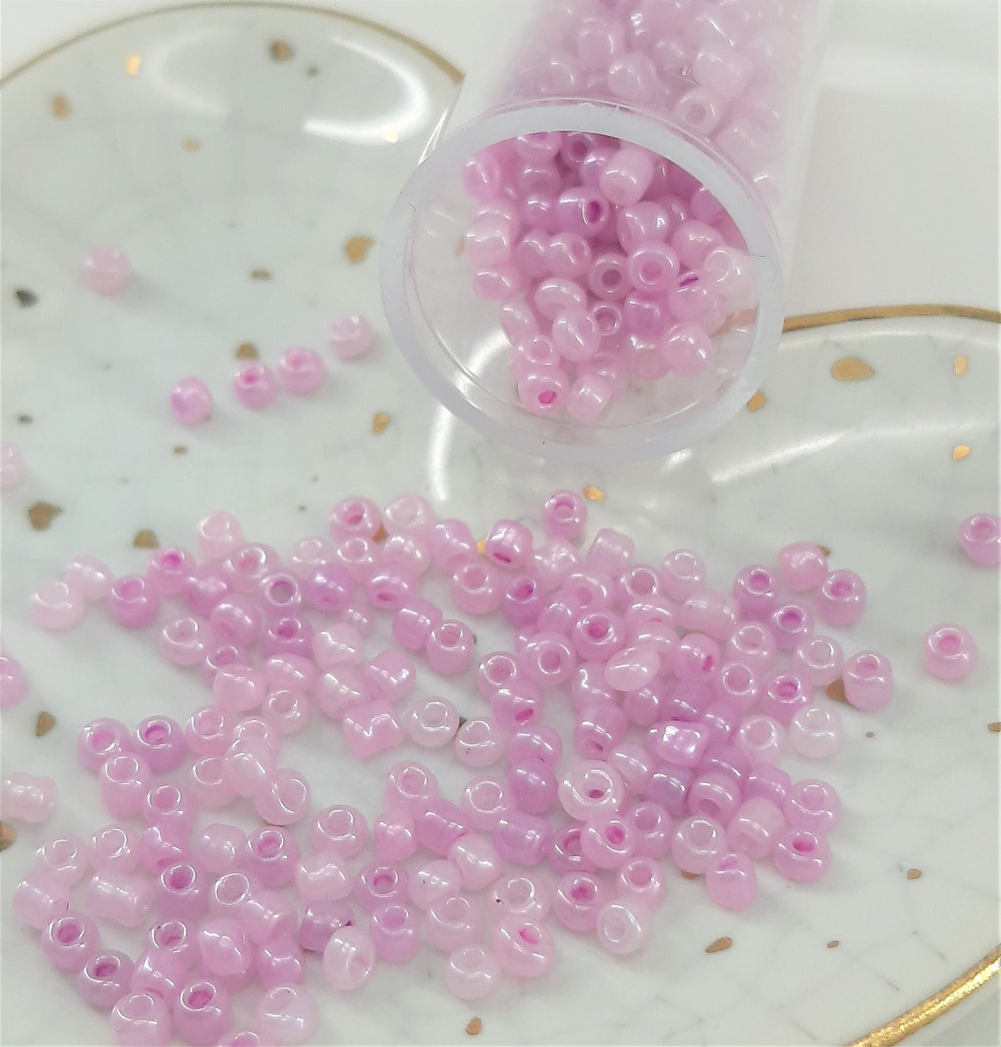 TUBE OF GLASS SEED BEADS