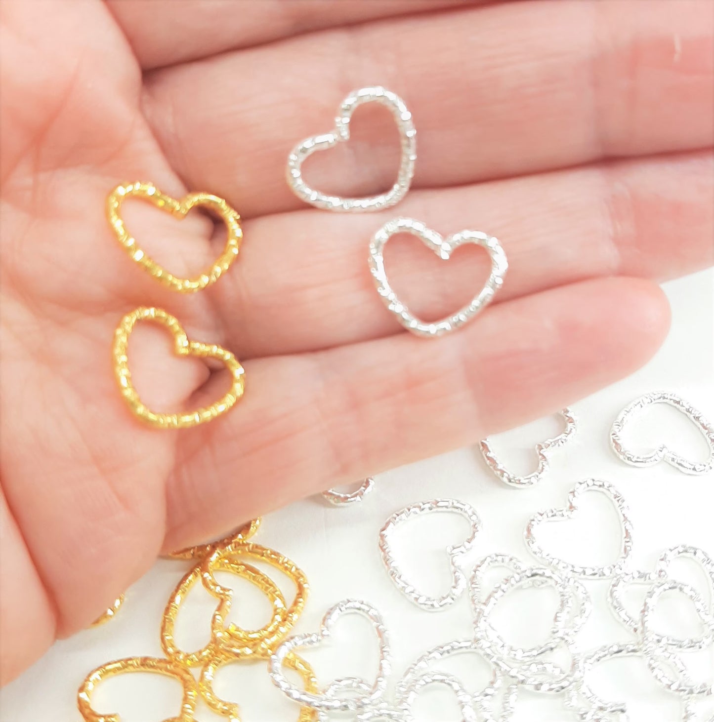 HEART SHAPED JUMP RINGS