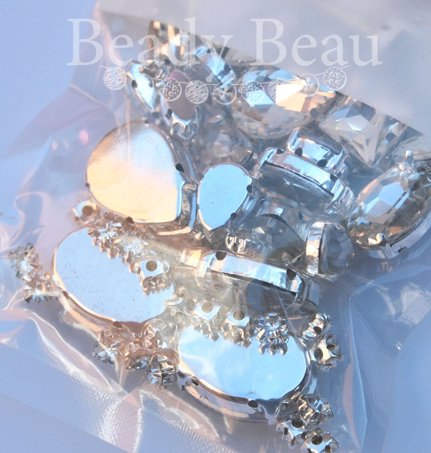 MIXED PACK OF ORNATE RHINESTONES