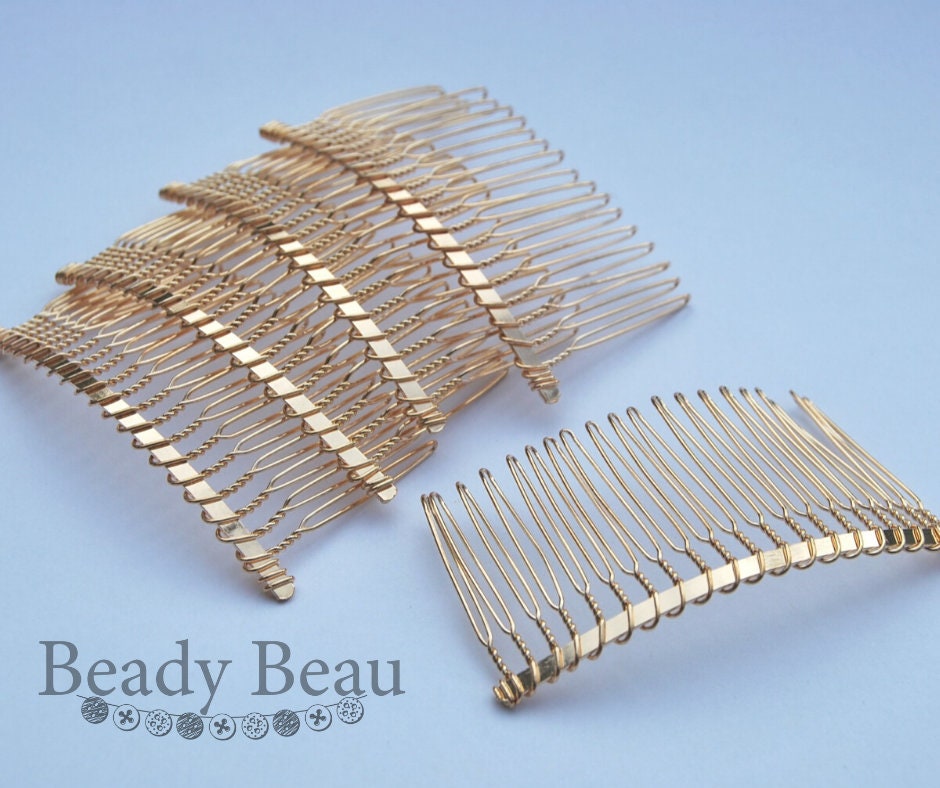 METAL HAIR COMBS