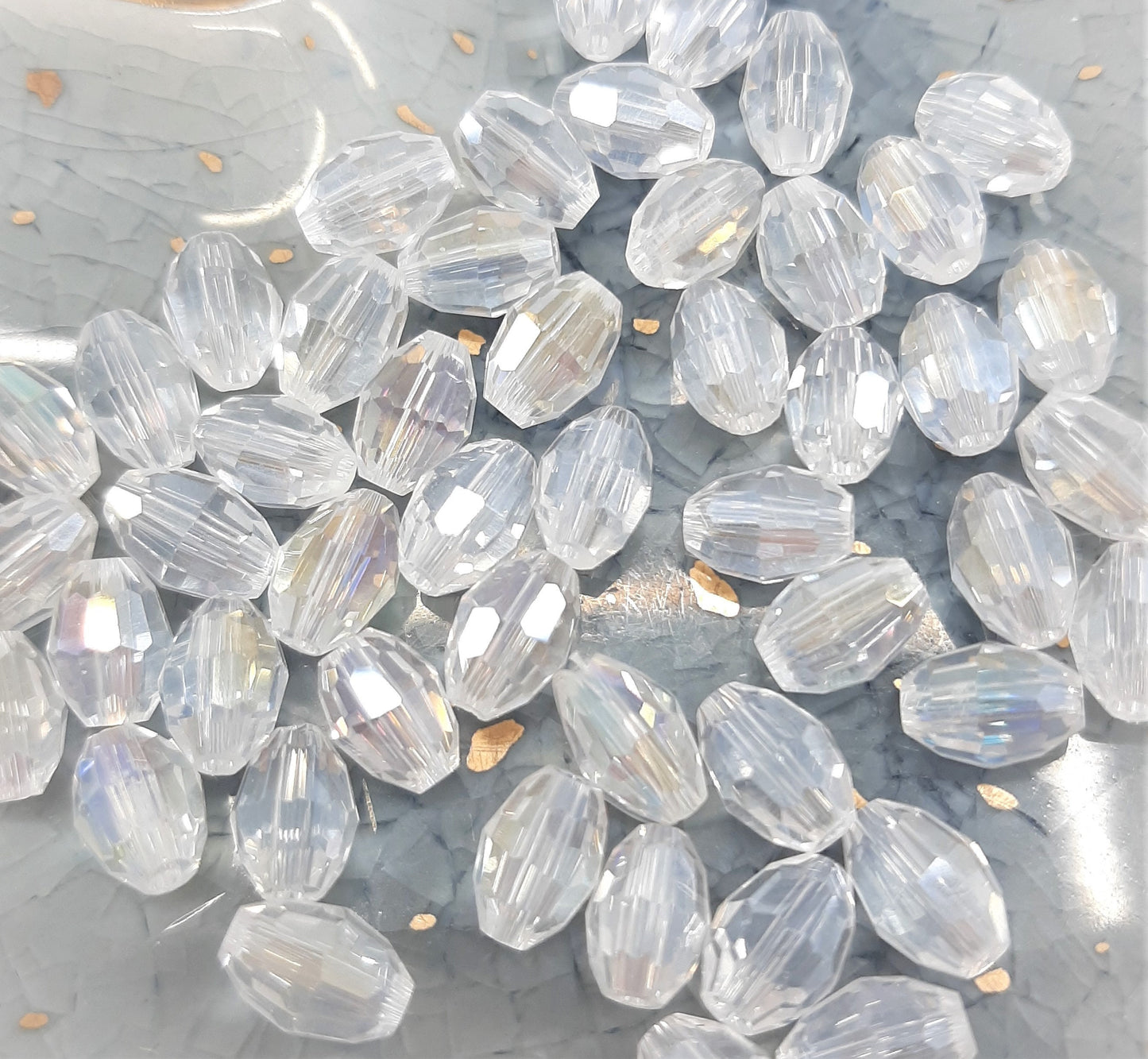 RICE GLASS BEADS