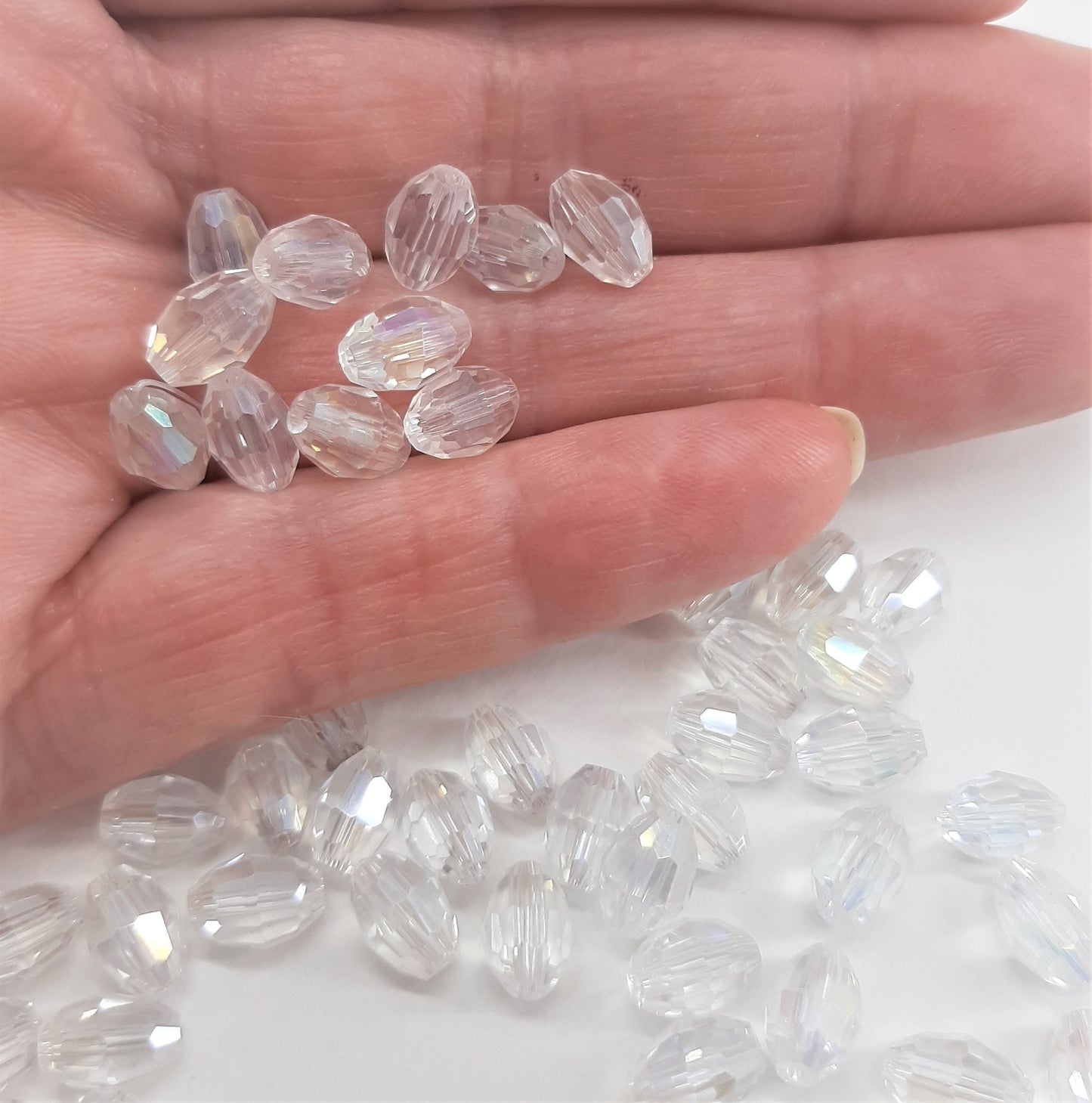 RICE GLASS BEADS