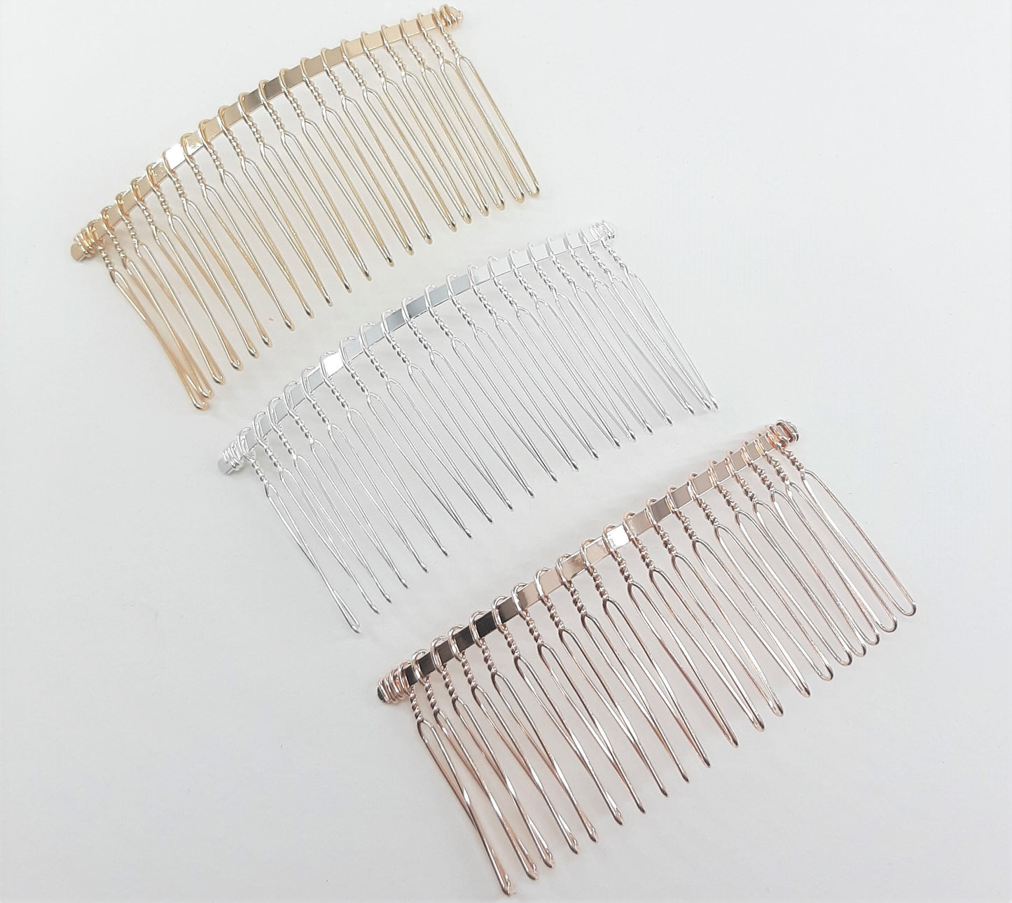 METAL HAIR COMBS