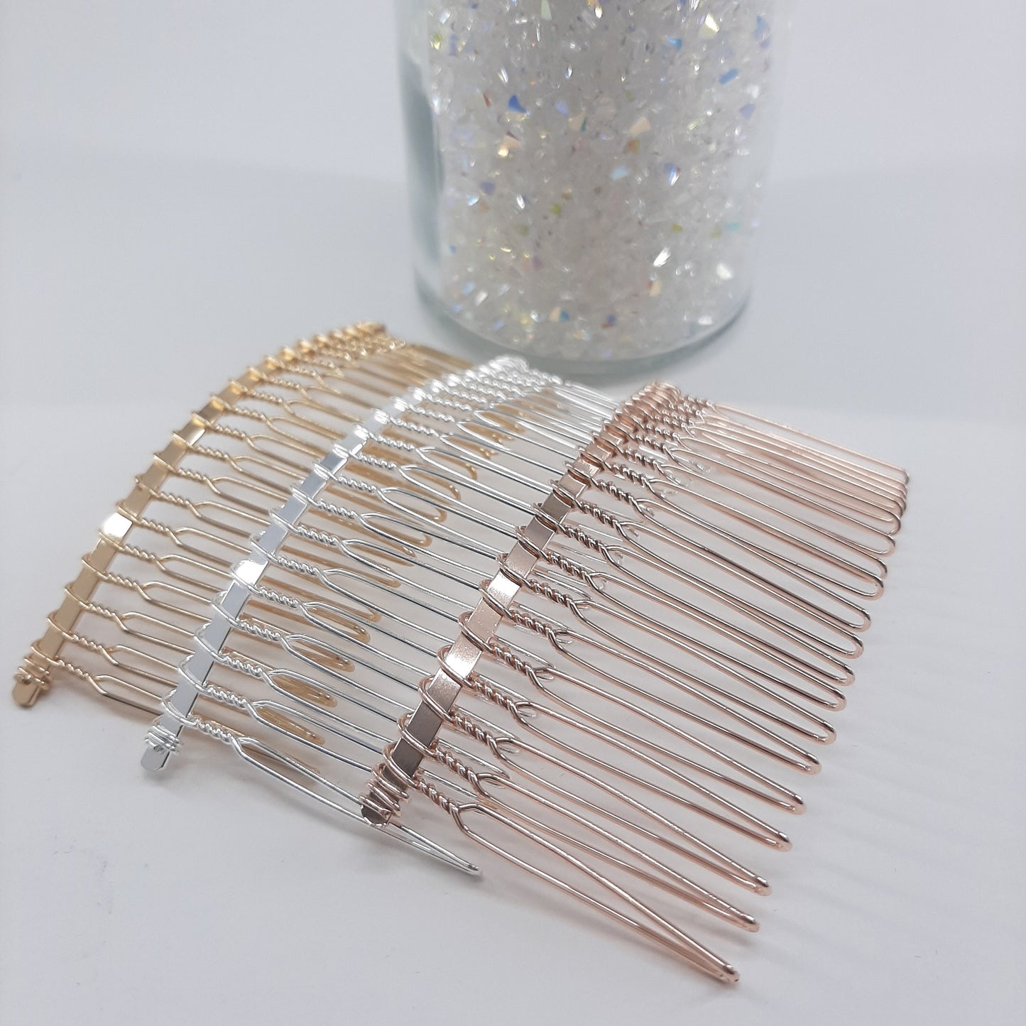 METAL HAIR COMBS