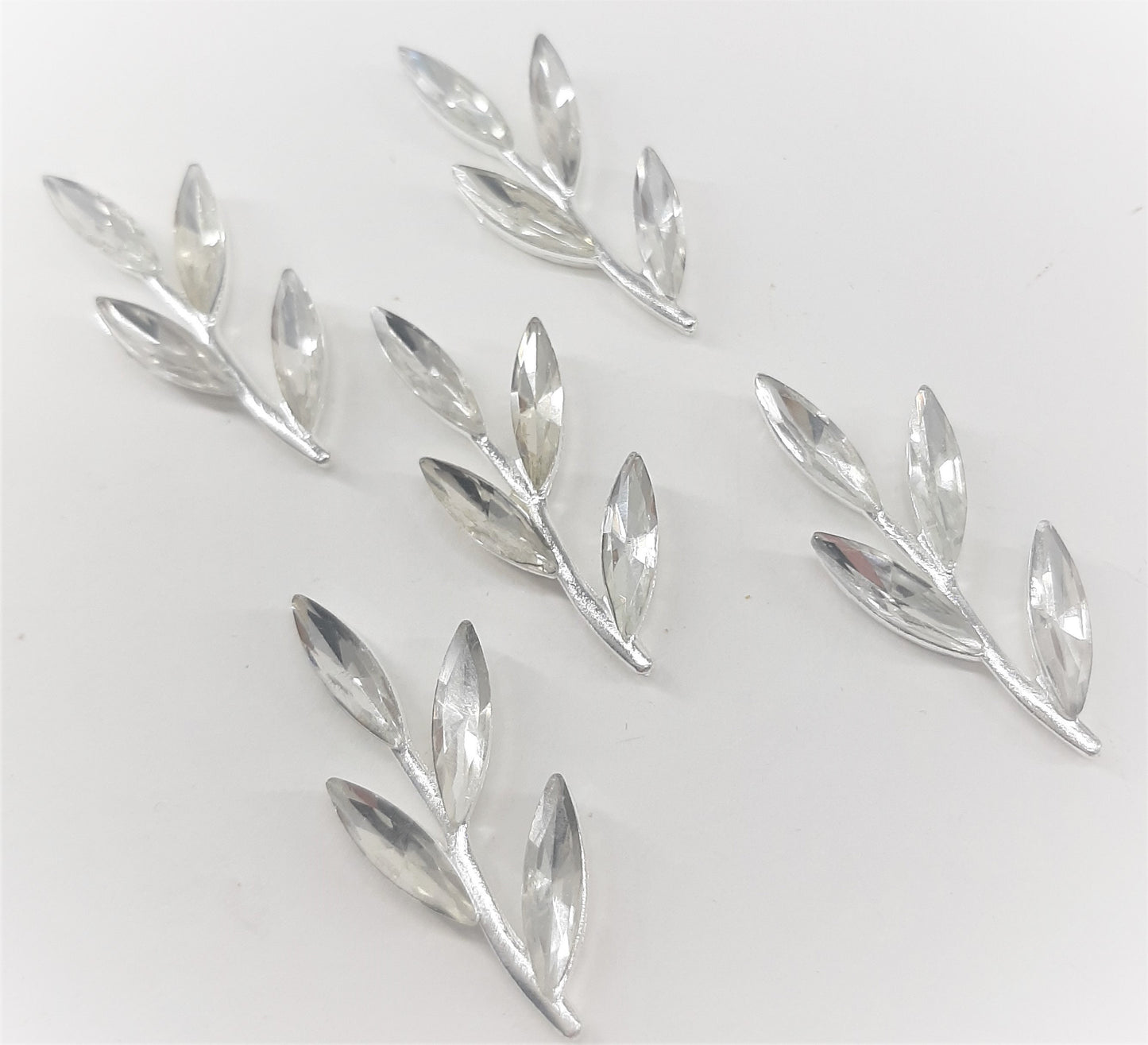 RHINESTONE LEAF BRANCHES