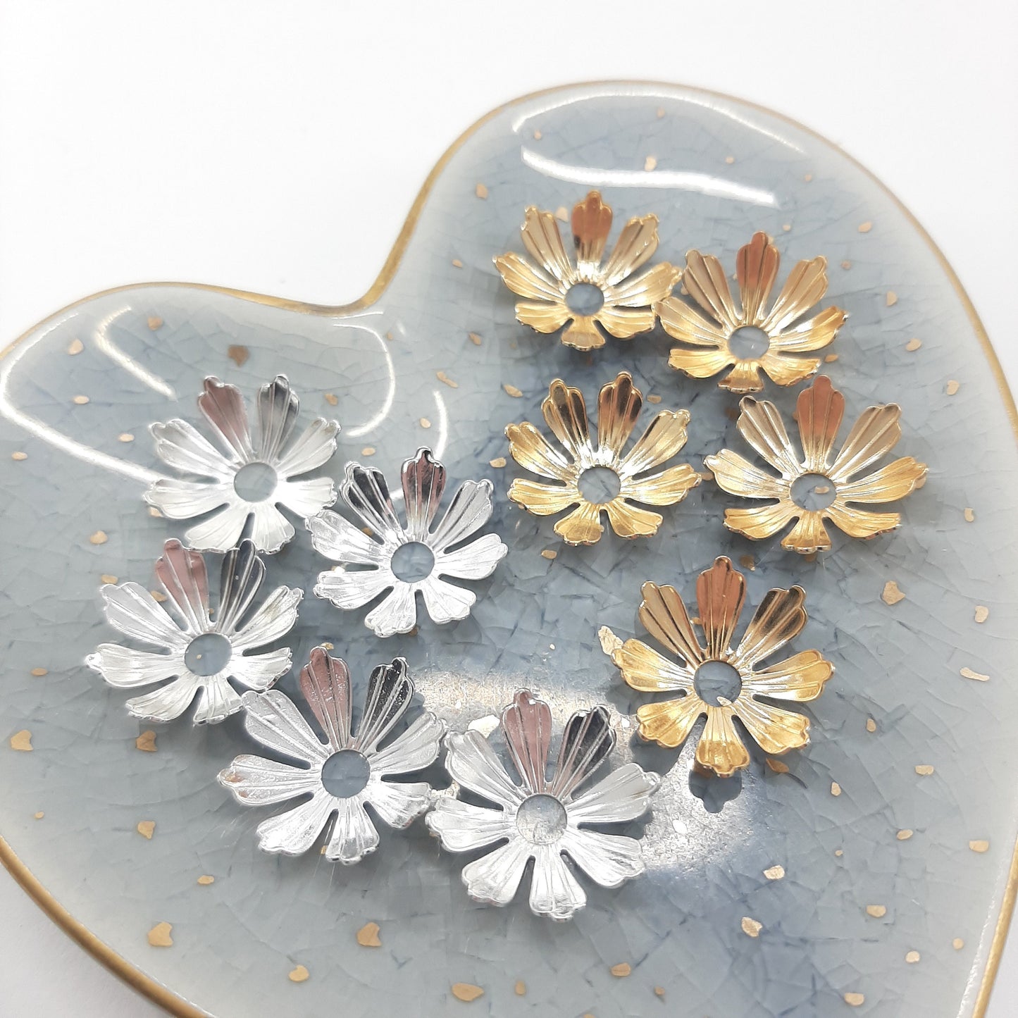 FLOWER BEAD SPACERS