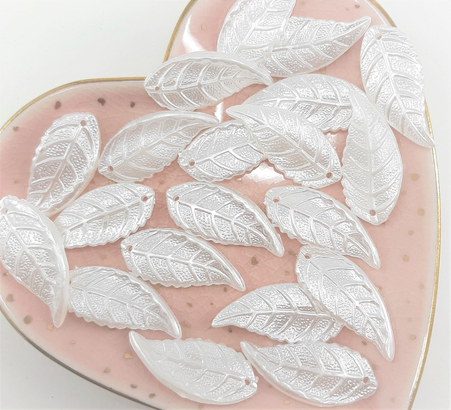 ACRYLIC LEAF LARGE CHARMS