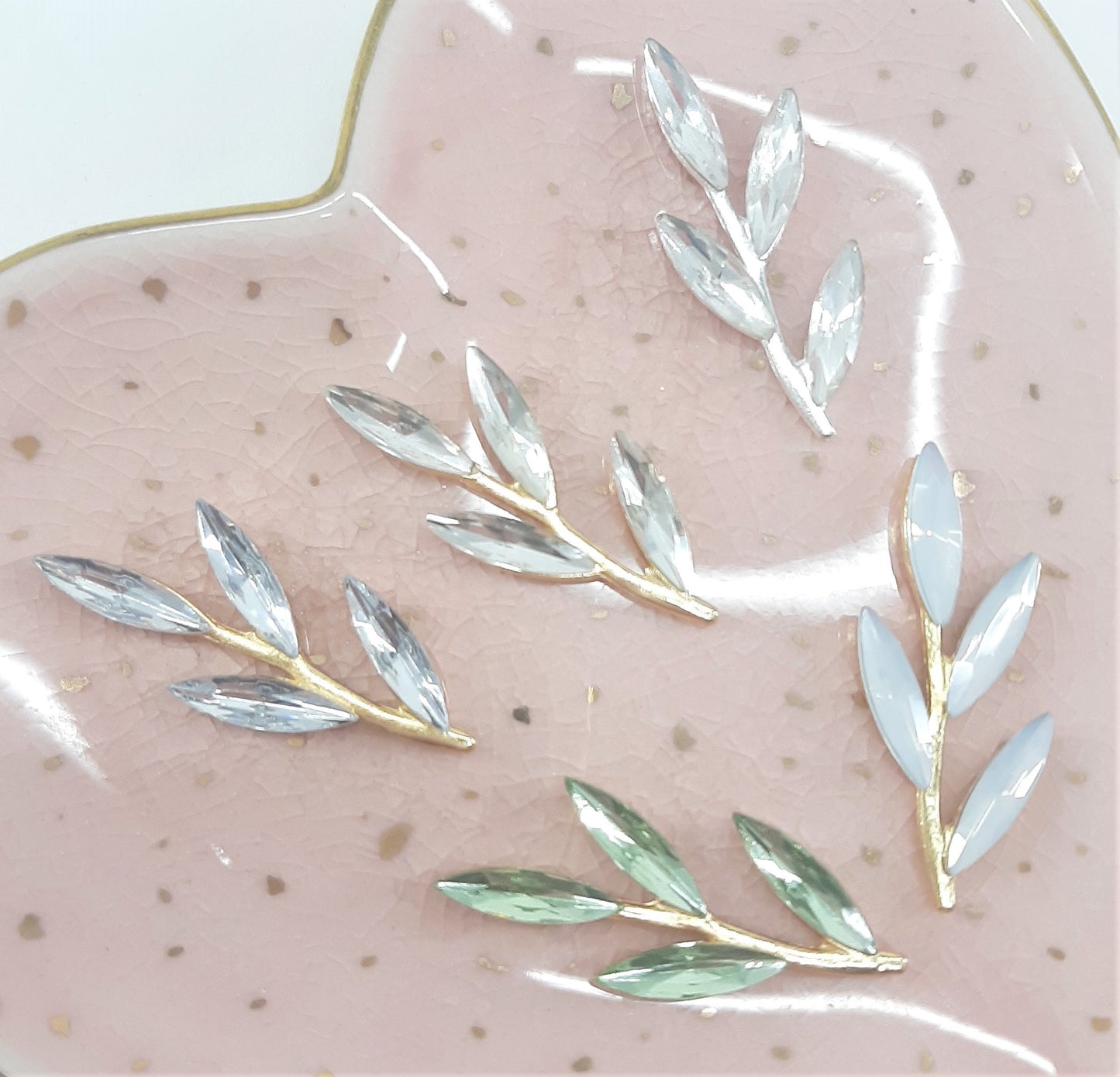RHINESTONE LEAF BRANCHES