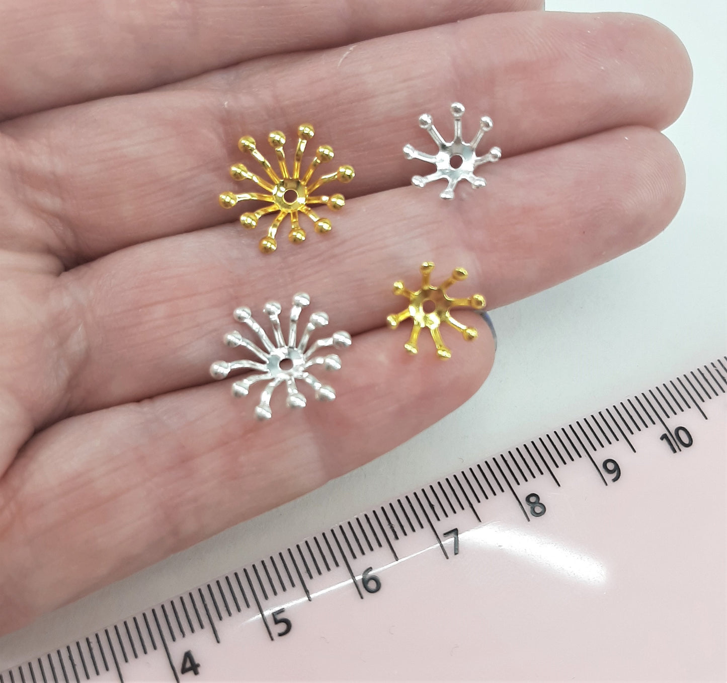 STAMEN BEAD CAPS