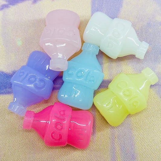 Pack of 6 Cola Bottle Jelly Beads