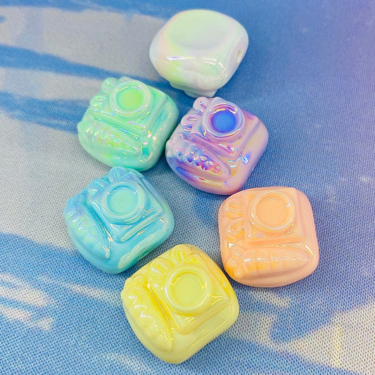 Pack of 5 Kawaii Pastel Camera Beads