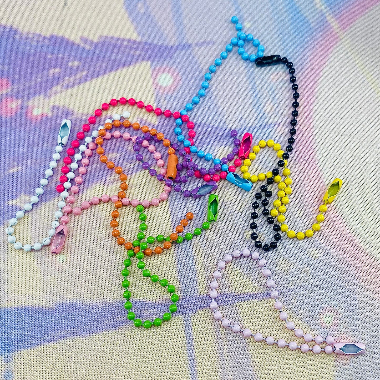 Pack of 10 Ball Bead Connector Chains