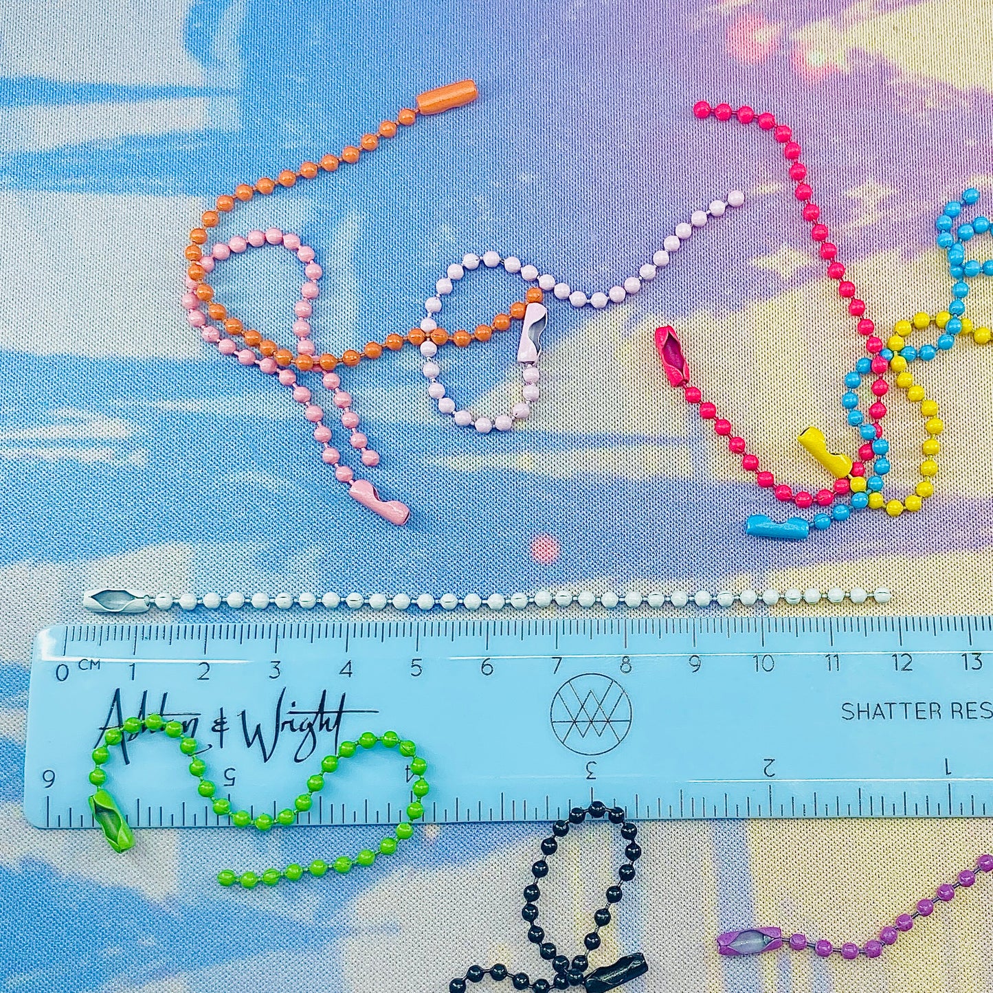 Pack of 10 Ball Bead Connector Chains