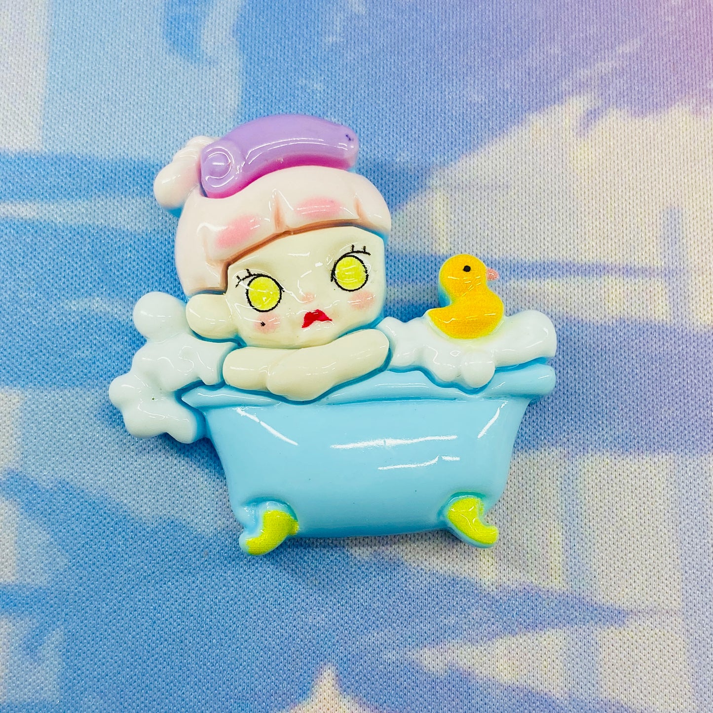 Cute Kawaii Molly Bubble Bath Large Flatback Charm