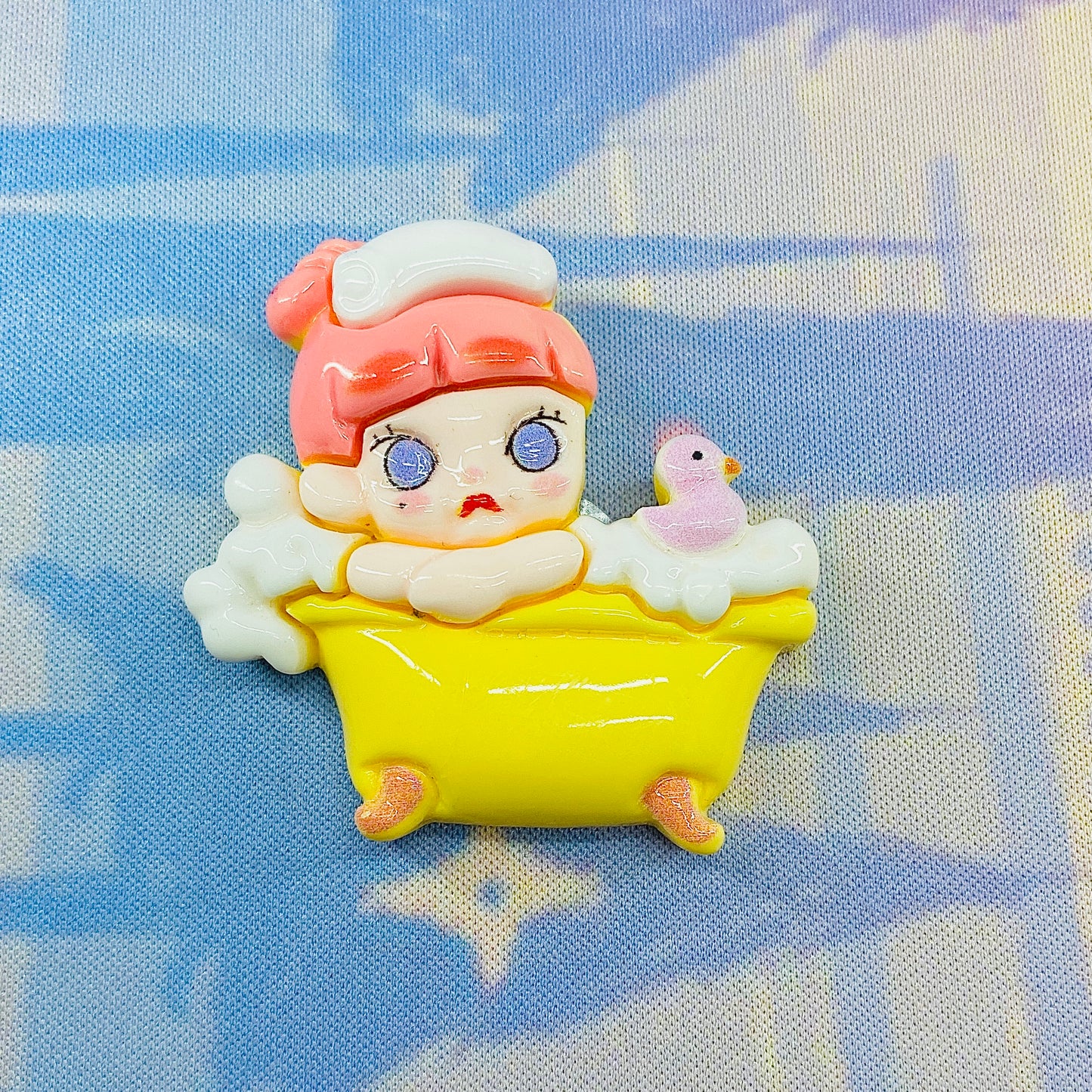 Cute Kawaii Molly Bubble Bath Large Flatback Charm