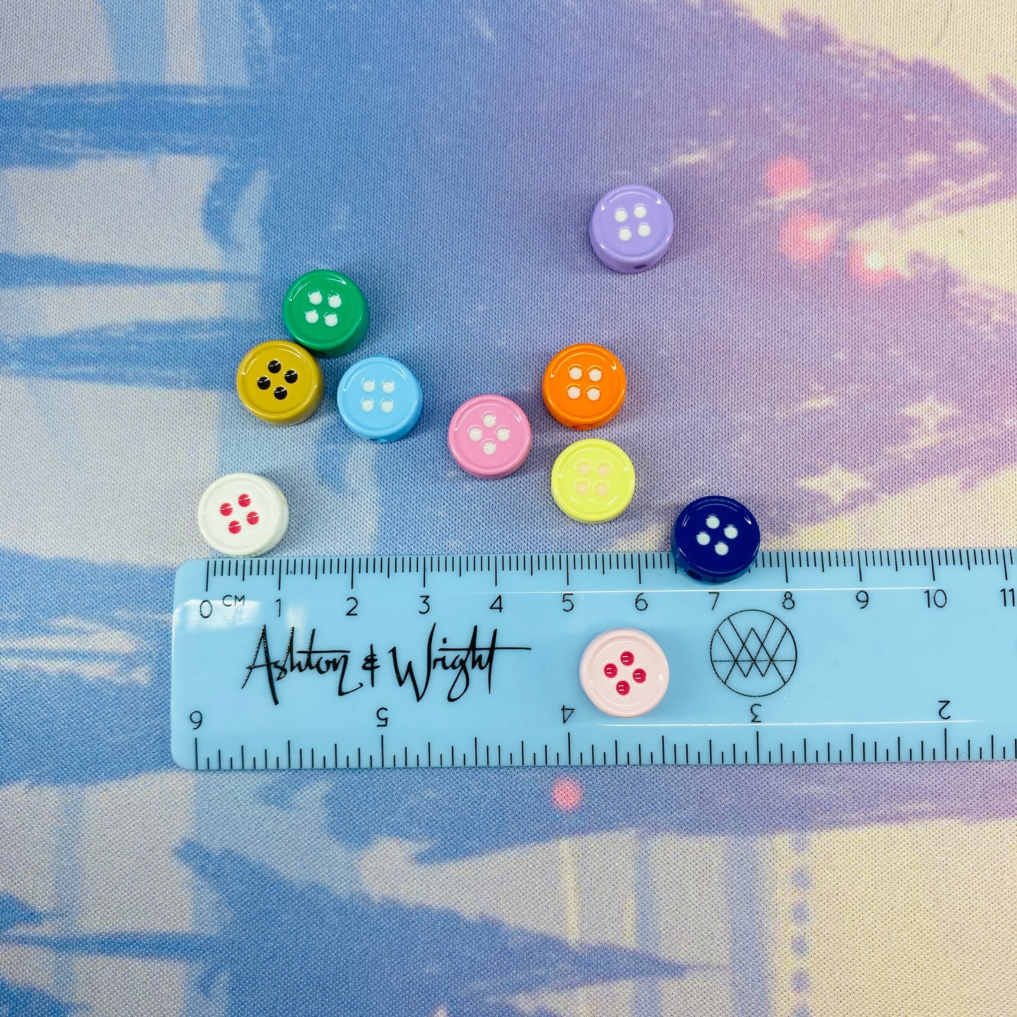 Pack of 10 Button Beads, Fits on Beadable Pens