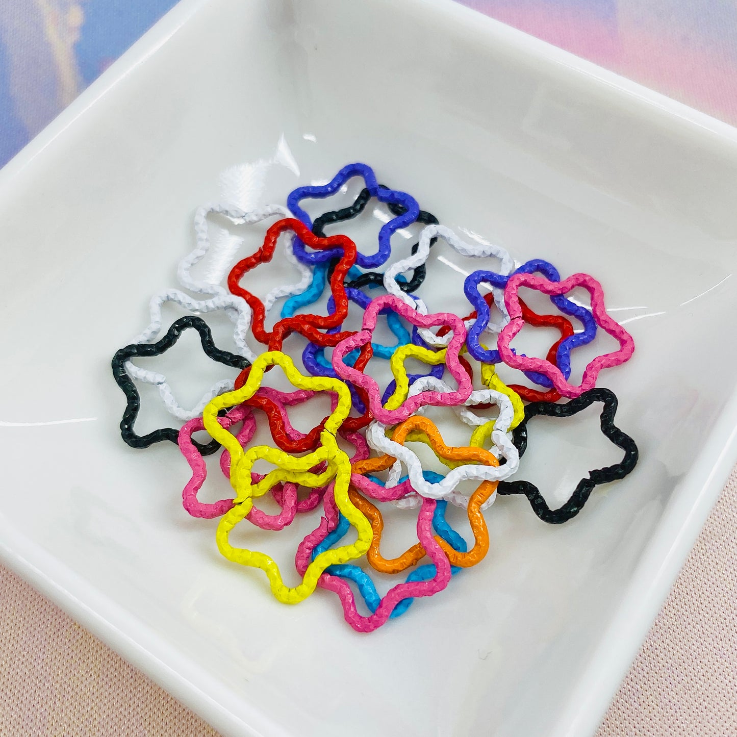 Pack of 25 Star Shaped Open Jump Rings