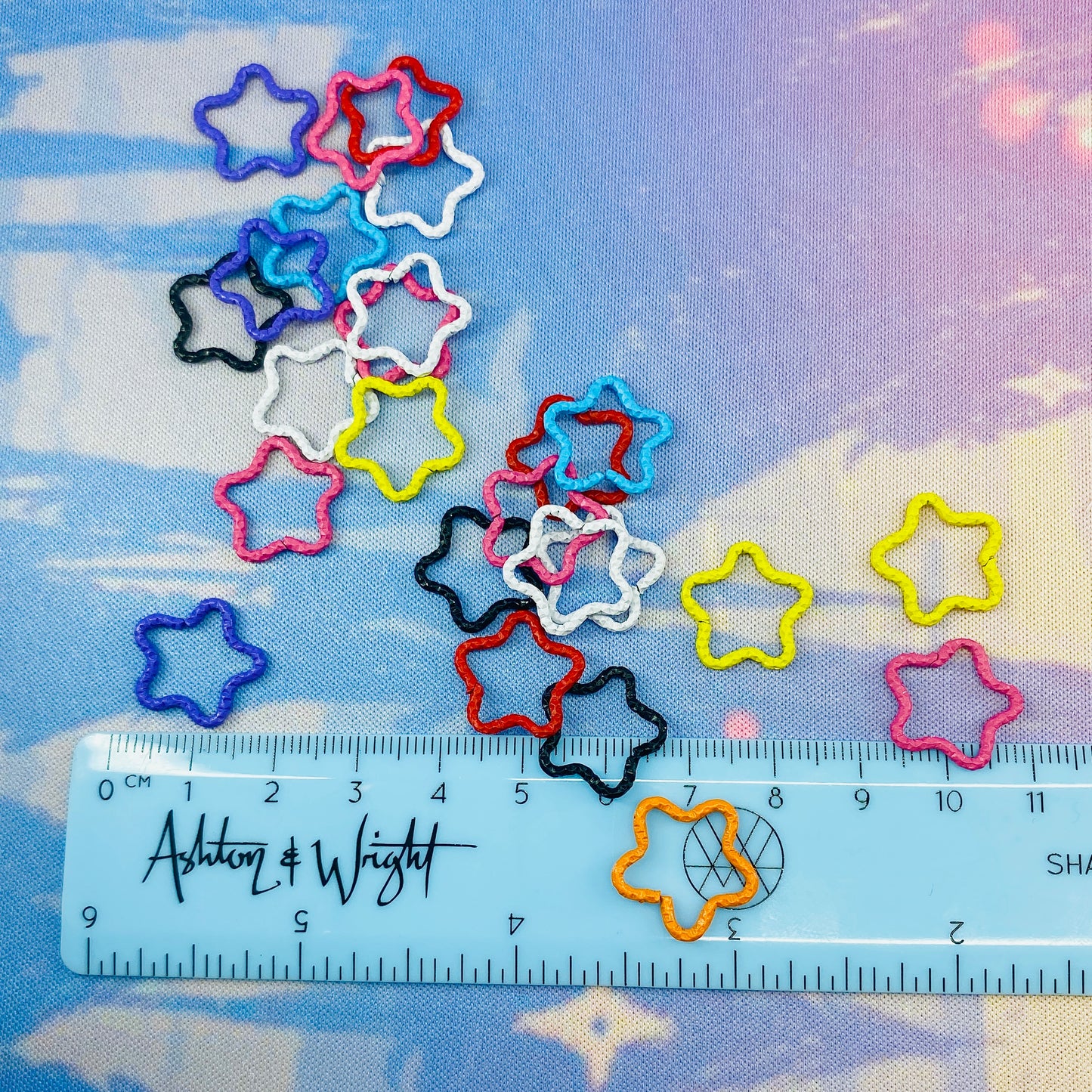 Pack of 25 Star Shaped Open Jump Rings