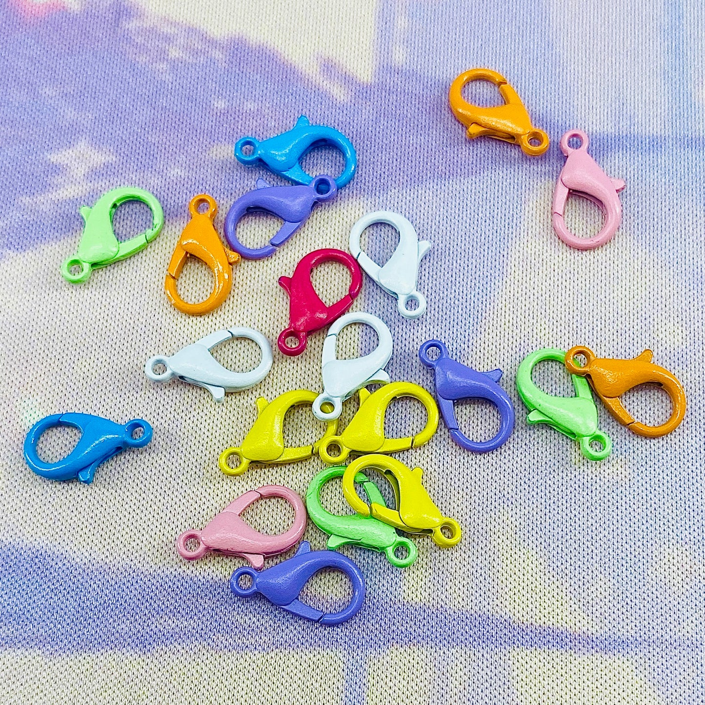 Pack of 20 Lobster Clasps, Metal Base
