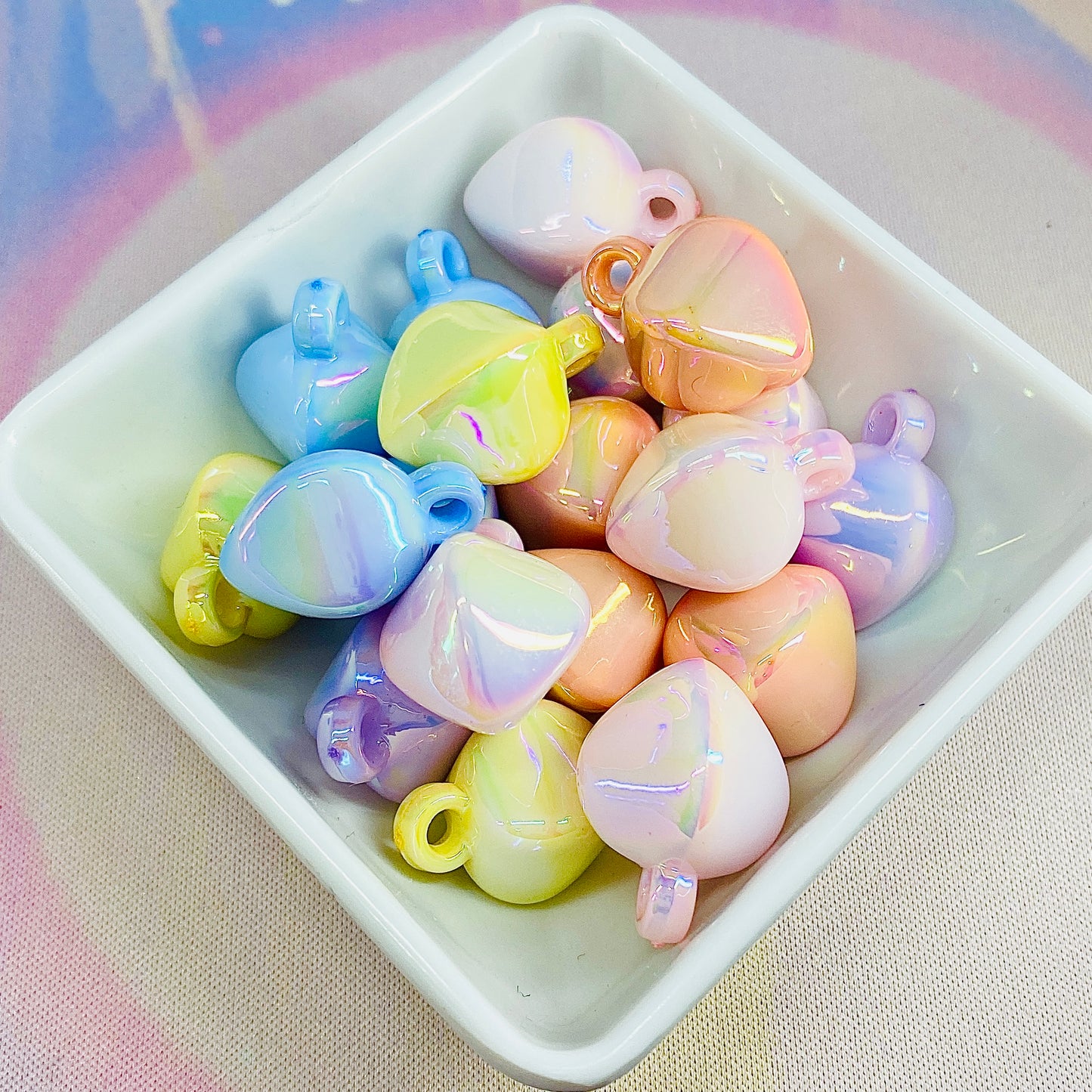 Pack of 20 Droplet Pendant Beads, for Suncatchers