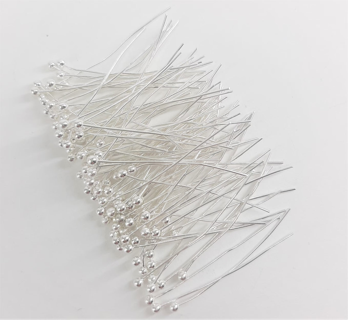 SOFT SILVER HEAD PINS