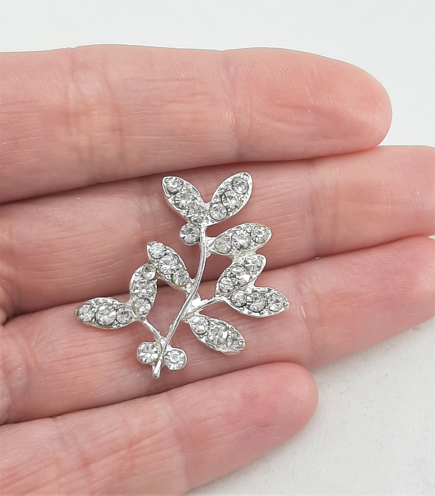 RHINESTONE LEAVES