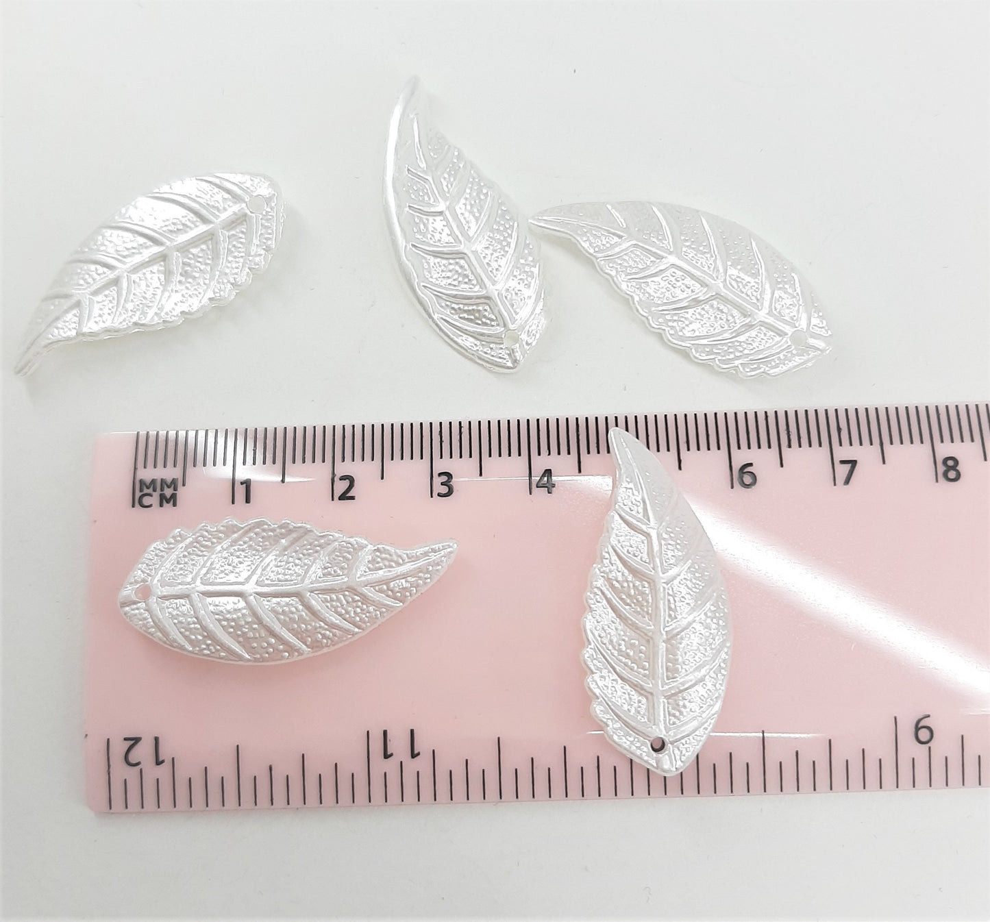 ACRYLIC LEAF LARGE CHARMS